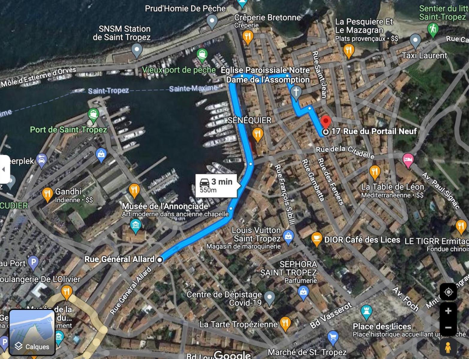 Le caillou à la Ponche St Tropez Lejlighed Saint-Tropez Eksteriør billede